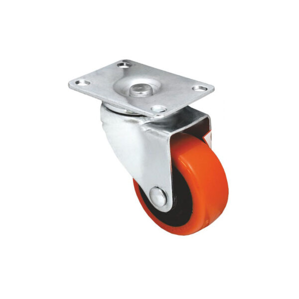 Roata pentru carucior, rotativa, siliconata, 5” x 125 mm
