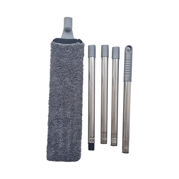 Pamatuf extensibil pentru praf, din polipropilena, coada din 4 buc, gri, 380 x 100 mm