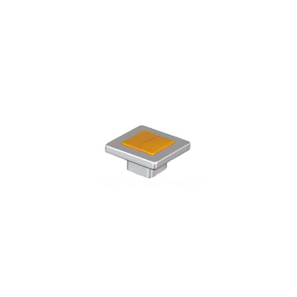 Buton pentru mobila patrat, din plastic, 1104-01, stejar