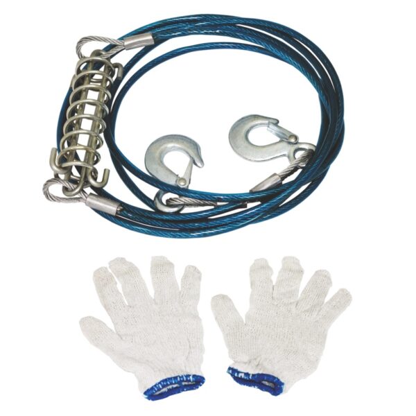Cablu tractare, izolat, cu amortizare, 8 mm x 4 m