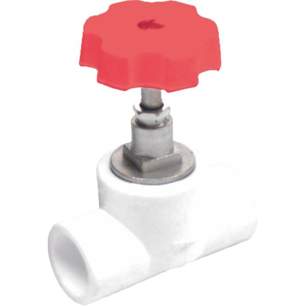 Robinet trecere cu rozeta pentru PPR, 25 mm