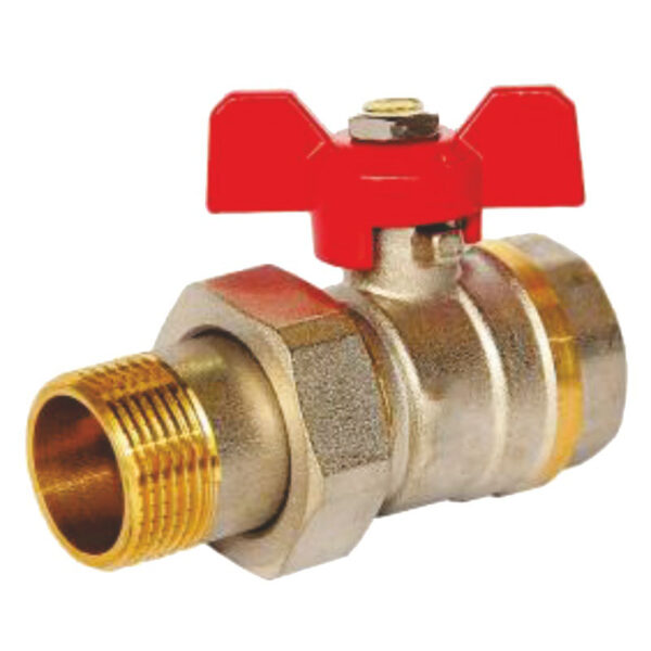 Robinet trecere din bronz cu holender, 3/4