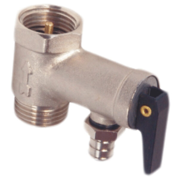Supapa de siguranta boiler cu robinet de golire, 1/2″