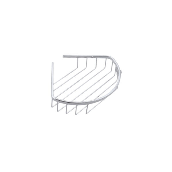 Etajera pentru baie, din inox, un raft, 200 x 200 mm, S301