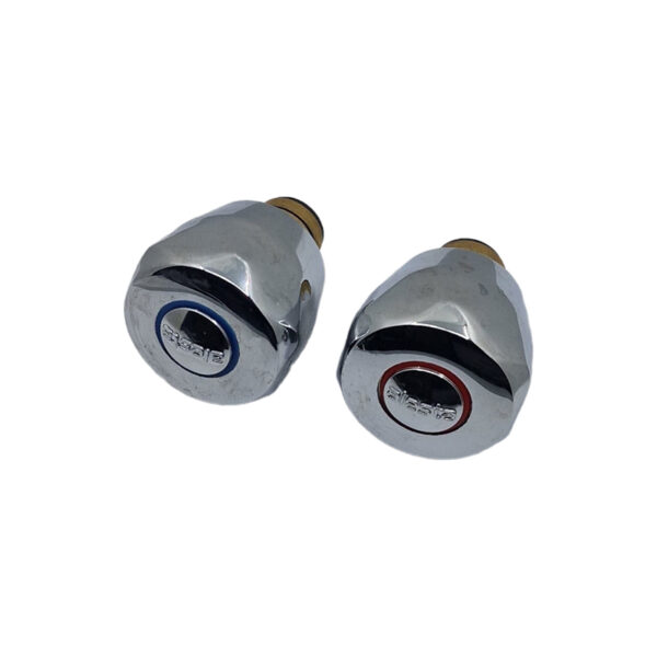 Set 2 buc Obertain cu rozeta din metal, apa calda si rece, 1/2″