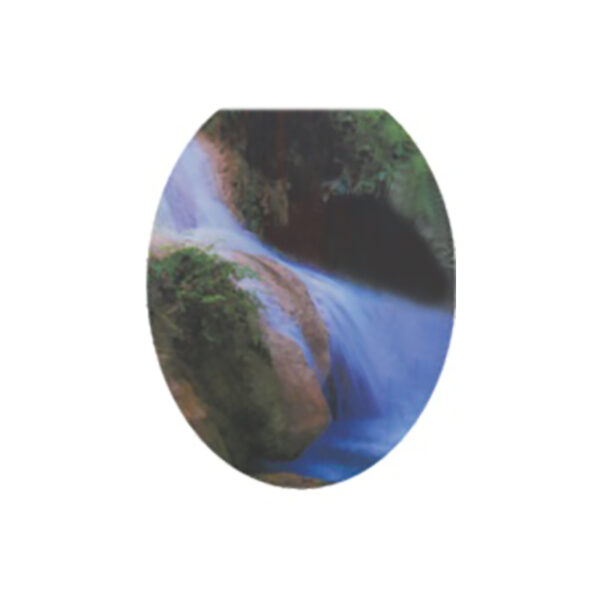 Capac pentru WC cu burete, Cascada, KY5013, 400 x 360 mm
