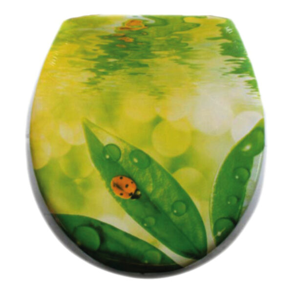 Capac pentru WC cu burete, Buburuza, KY5085, 400 x 360 mm