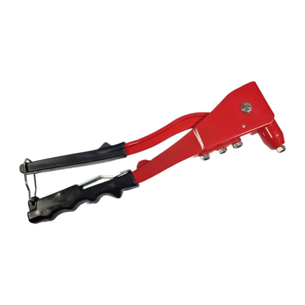 Cleste capsator pop nituri, profesional, 4 capete, rosu, 265 mm