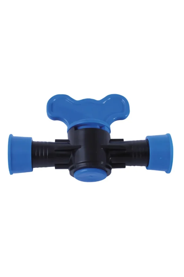 Robinet din plastic pentru teava picurare cu inele prin presare (17MMx17MM)-NR.7544