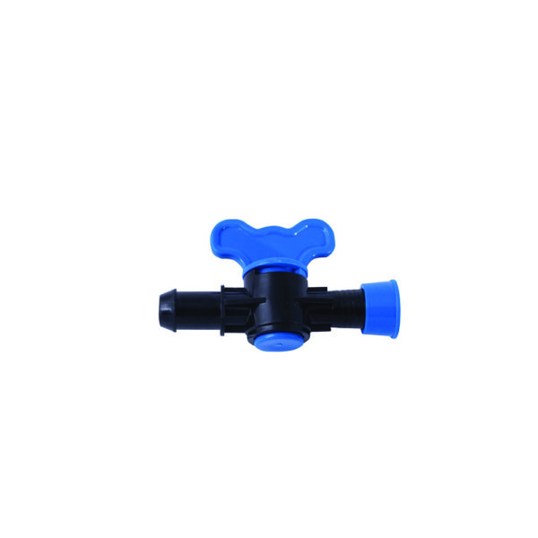 Robinet din plastic pentru teava picurare cu inel prin presare si reductie (16MMx17MM)-NR.7619