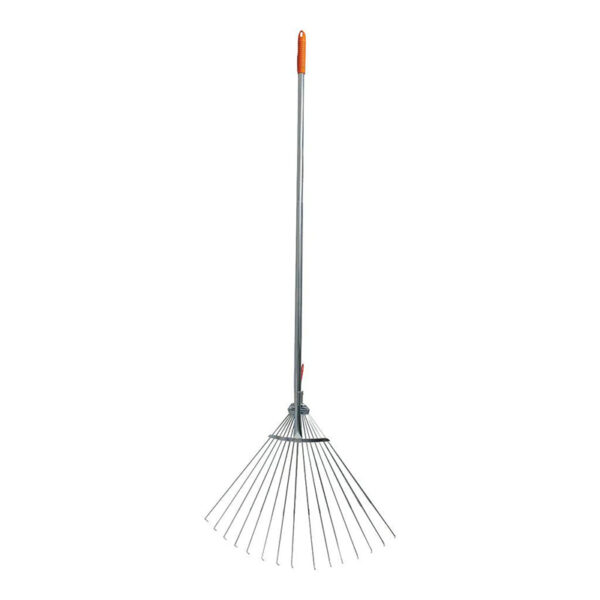 Grebla metalica reglabila, pentru frunze, 15 dinti, lungime 1.2 m
