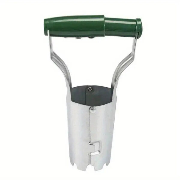 Plantator pentru bulbi si rasaduri, metalic, verde