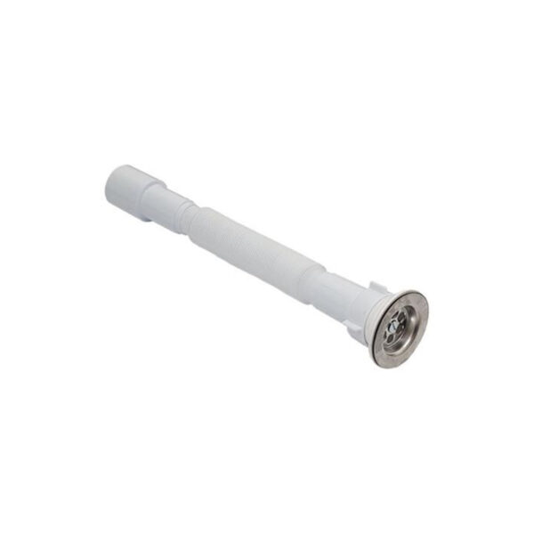 Sifon flexibil, alb, 1″1/2 – 50 mm