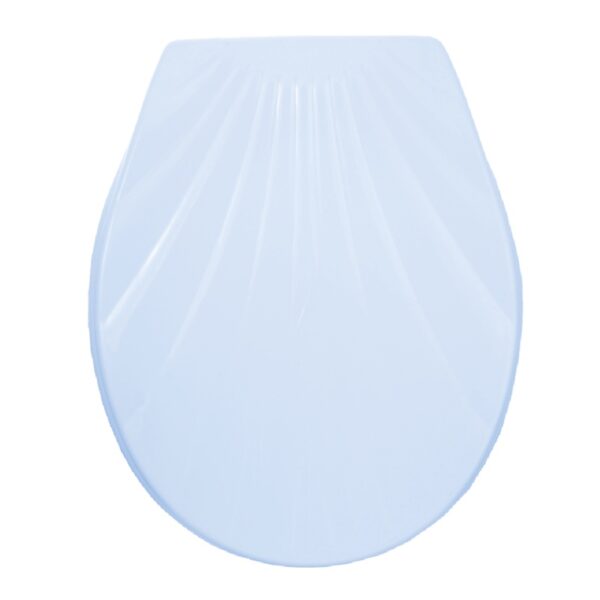 Capac pentru WC din plastic cu model   (Albastru)