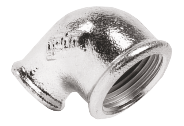 Cot din zinc redus pentru apa, 2″ x 1″1/2, Fi + Fi