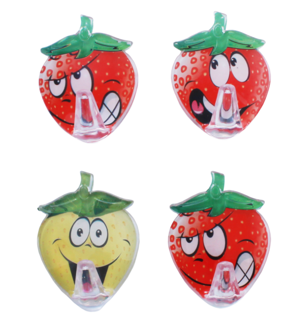 Cuier din plastic, pentru baie (4 buc./set)