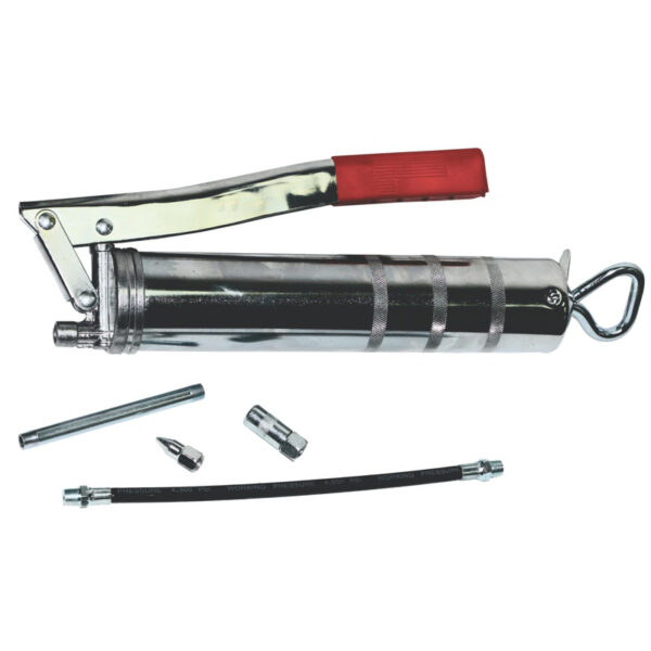 Set pompa de gresat manuala , decalimetru, din inox, 500 g