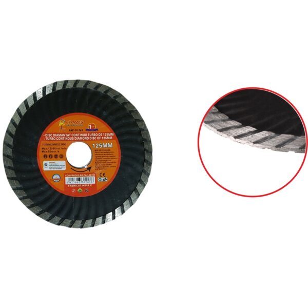 Disc diamantat Turbo continuu (115MM)