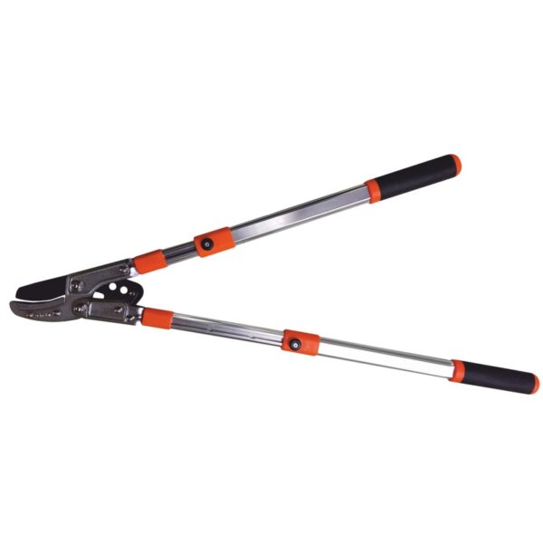 Foarfeca pentru pomi din aluminiu cu maner telescopic si taiere pe centru