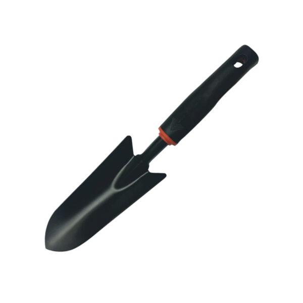 Mini lopata pentru gradina, ingusta, cu maner din cauciuc, negru, 300 mm