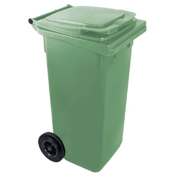 Pubela verde pe rotile (240L)