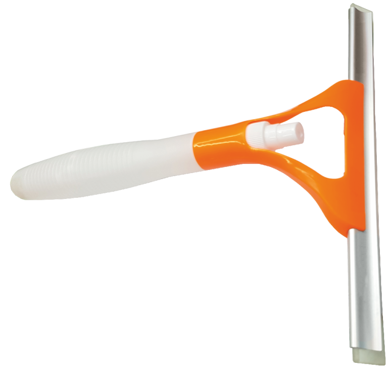 Racleta pentru geamuri si parbrize, cu rezervor 200 ml si pulverizator