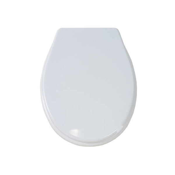 Capac pentru WC, Nova, din plastic, alb, 440 x 365 mm